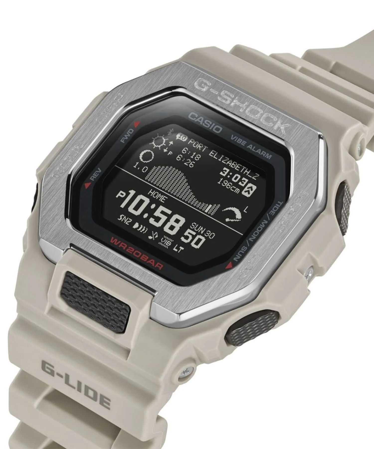望月歩さんが愛用する腕時計・カシオ Gショック Gライド GBX-100 