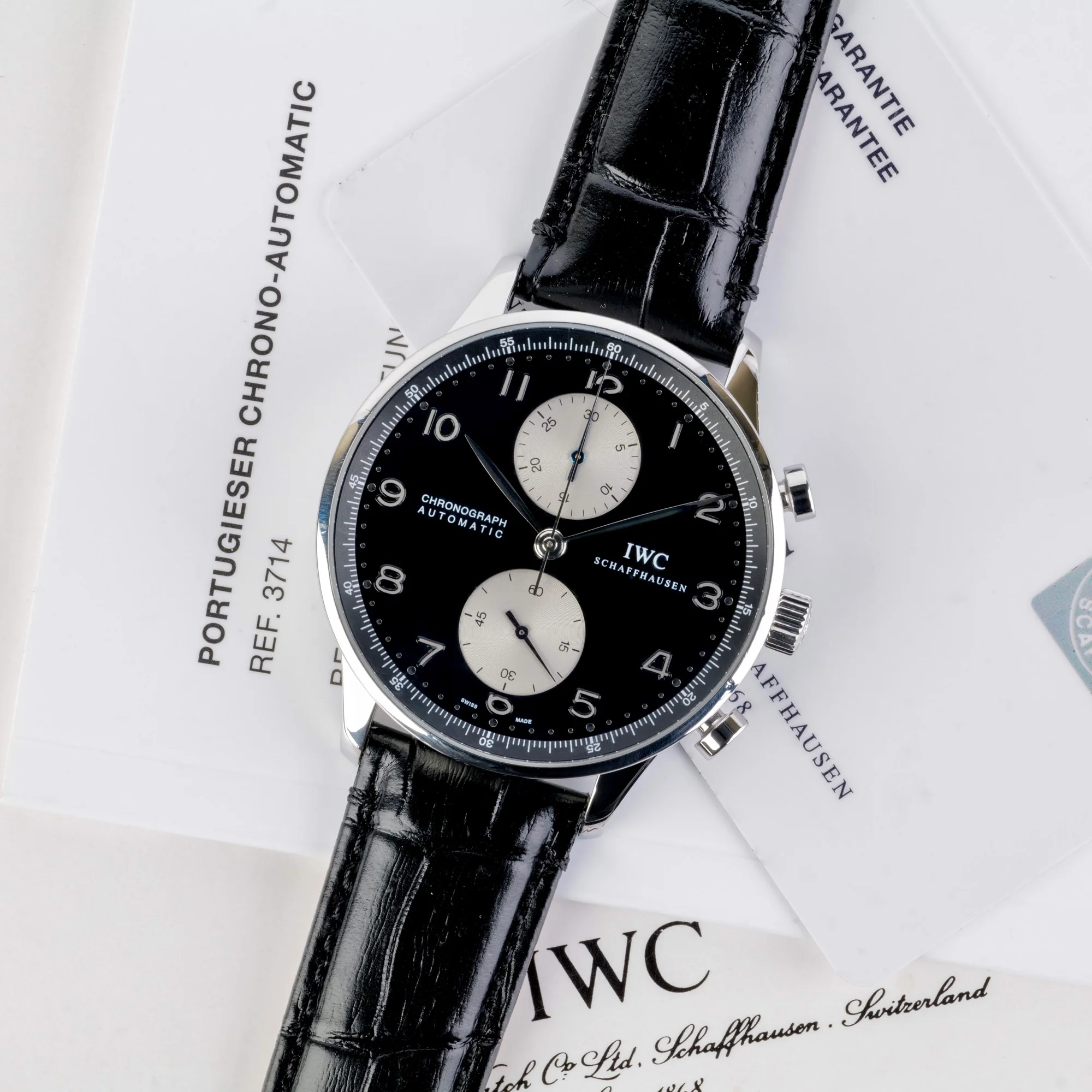 竹財輝之助さんが愛用する腕時計・IWC ポルトギーゼ クロノグラフ 逆 