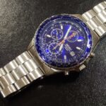 大貫勇輔さんが愛用する腕時計・セイコー パイロットクロノグラフモデル Ref.SND255P1